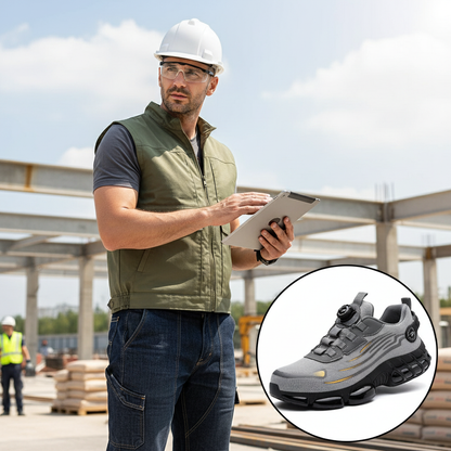 Herren Sicherheitsschuhe Zehenschutz Robust