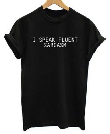 Damen T-Shirt Bequem Weiß mit Witzigem Spruch