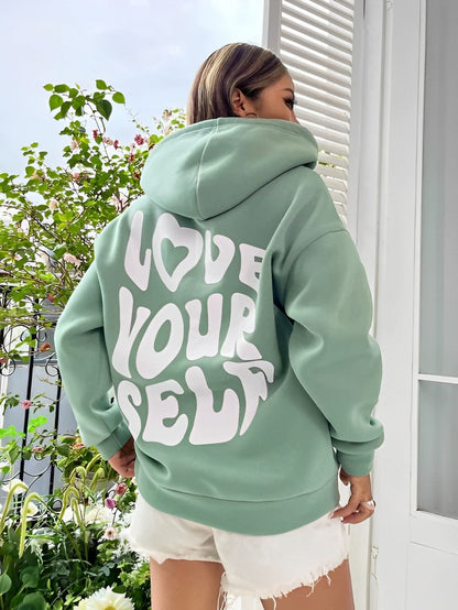 Daria Damen Hoodie Gemustert Atmungsaktiv Bequem