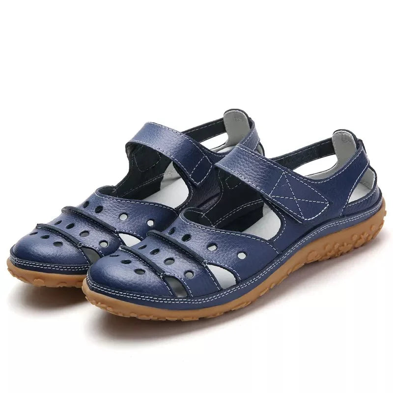 Norvielle Damen Orthopädische Sandalen Bequemer Verschluss