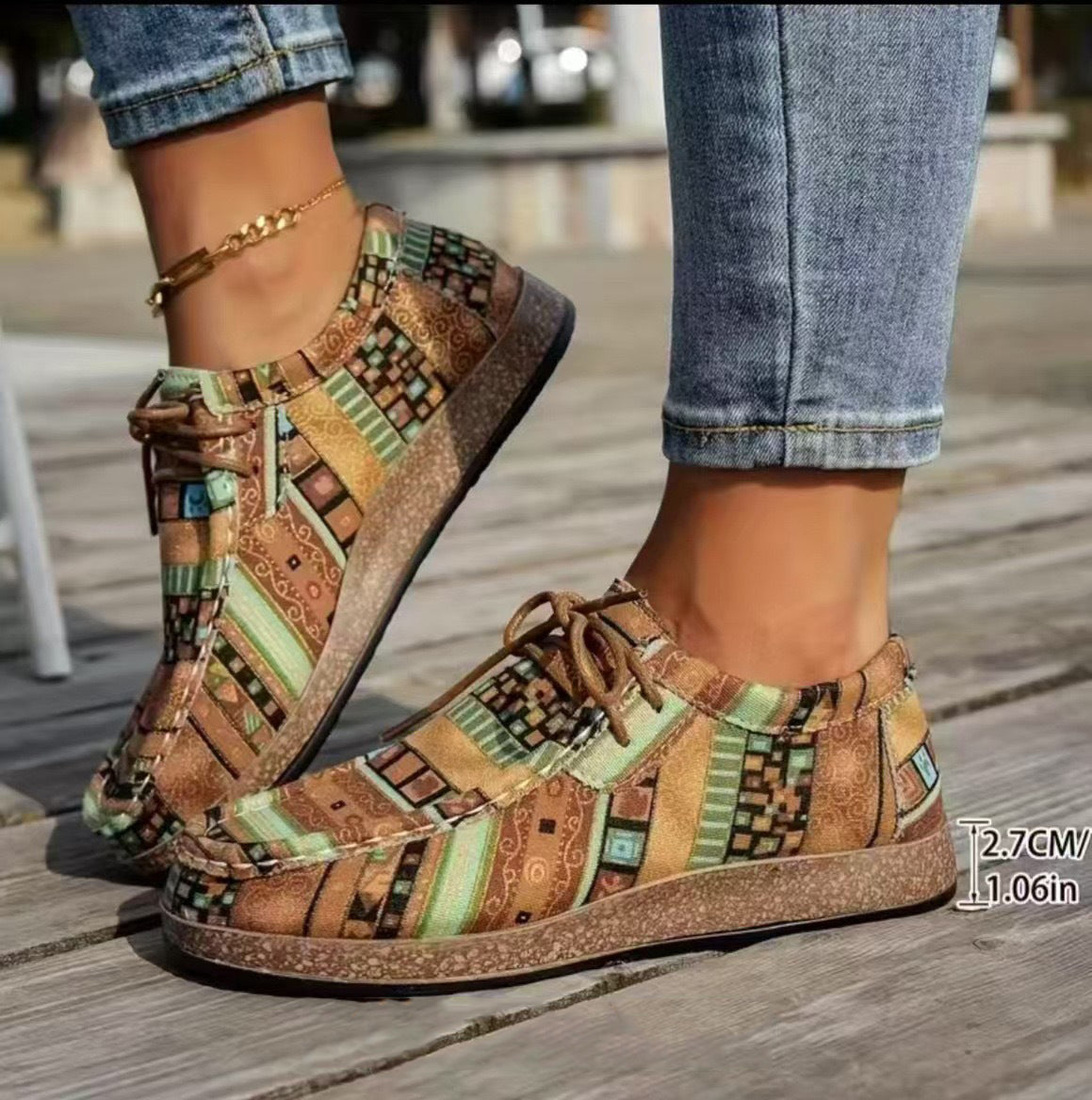 Damen Orthopädische Sneakers Leicht Bequem