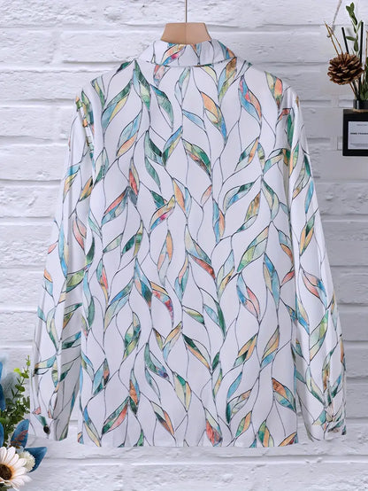 Norvielle Damen Langarmshirt Leicht Frühling Pastell - Norvielle