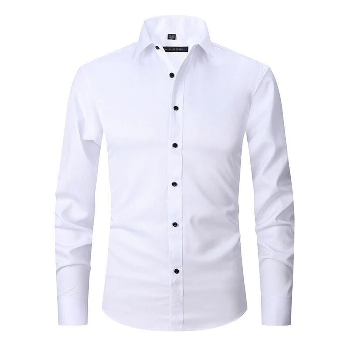 Herren Langarmhemd Elastisch - Eveloria