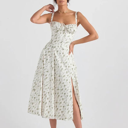 Damen Bustier-Sommerkleid Elegant Figurschmeichelnd
