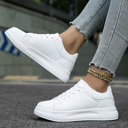 Damen Sneaker Weiß Bequem