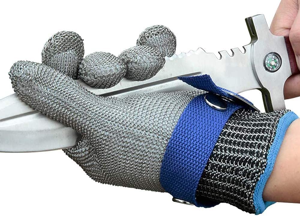 Edelstahl Metall Handschuh Lebensmittelqualität Mesh