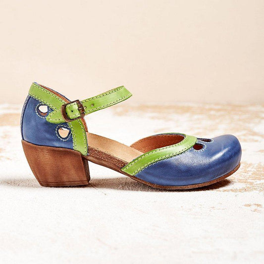 Damen Sandale Hochhackig Sommer Absatzschuhe - Norvielle