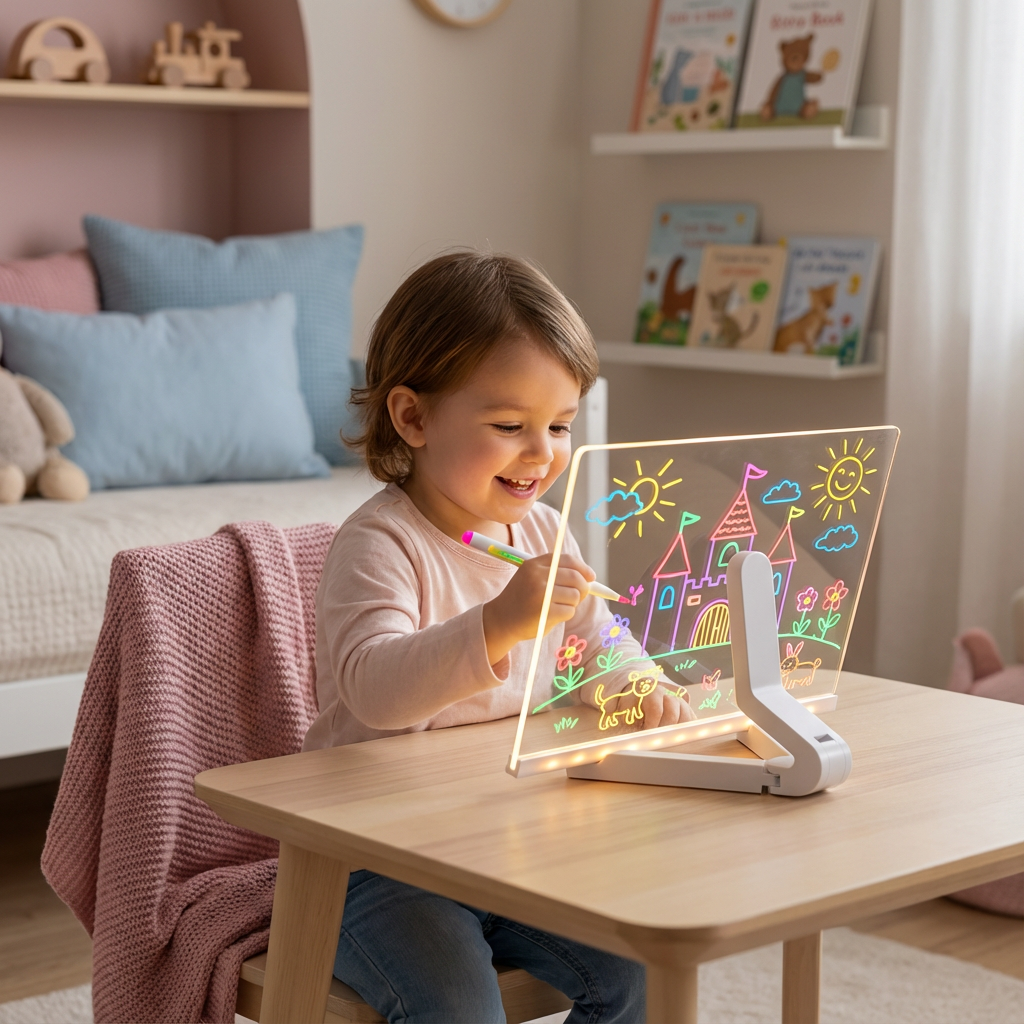LED Zeichentablett Leuchtend Für Kinder