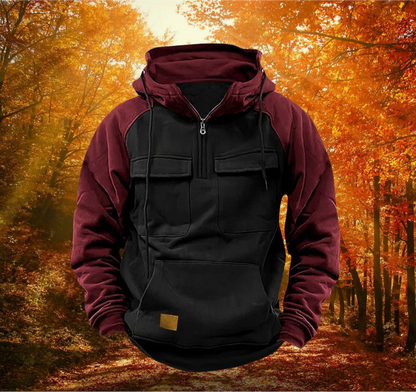 Herren Multifunktions-Hoodie Winter