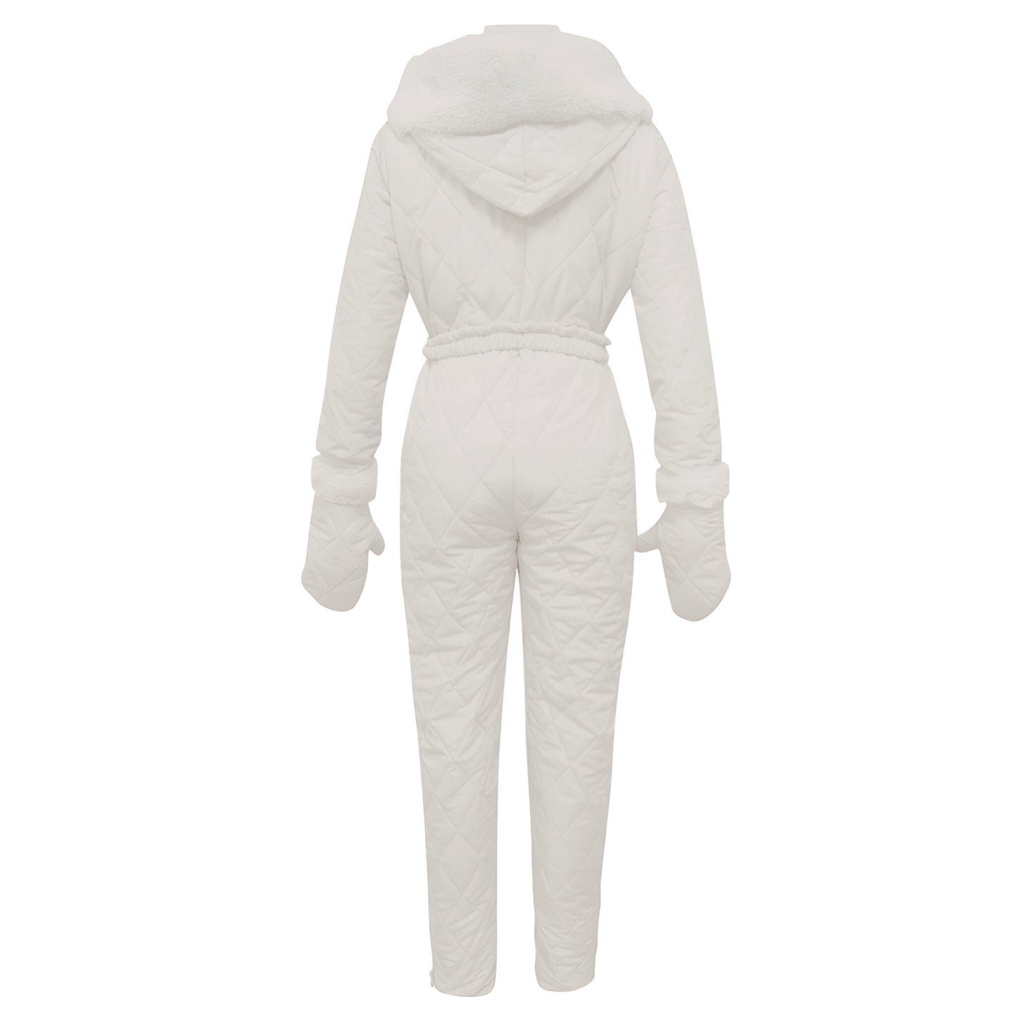 Norvielle Damen Ski-Overall Warm Winter Overall Schwarz - Norvielle