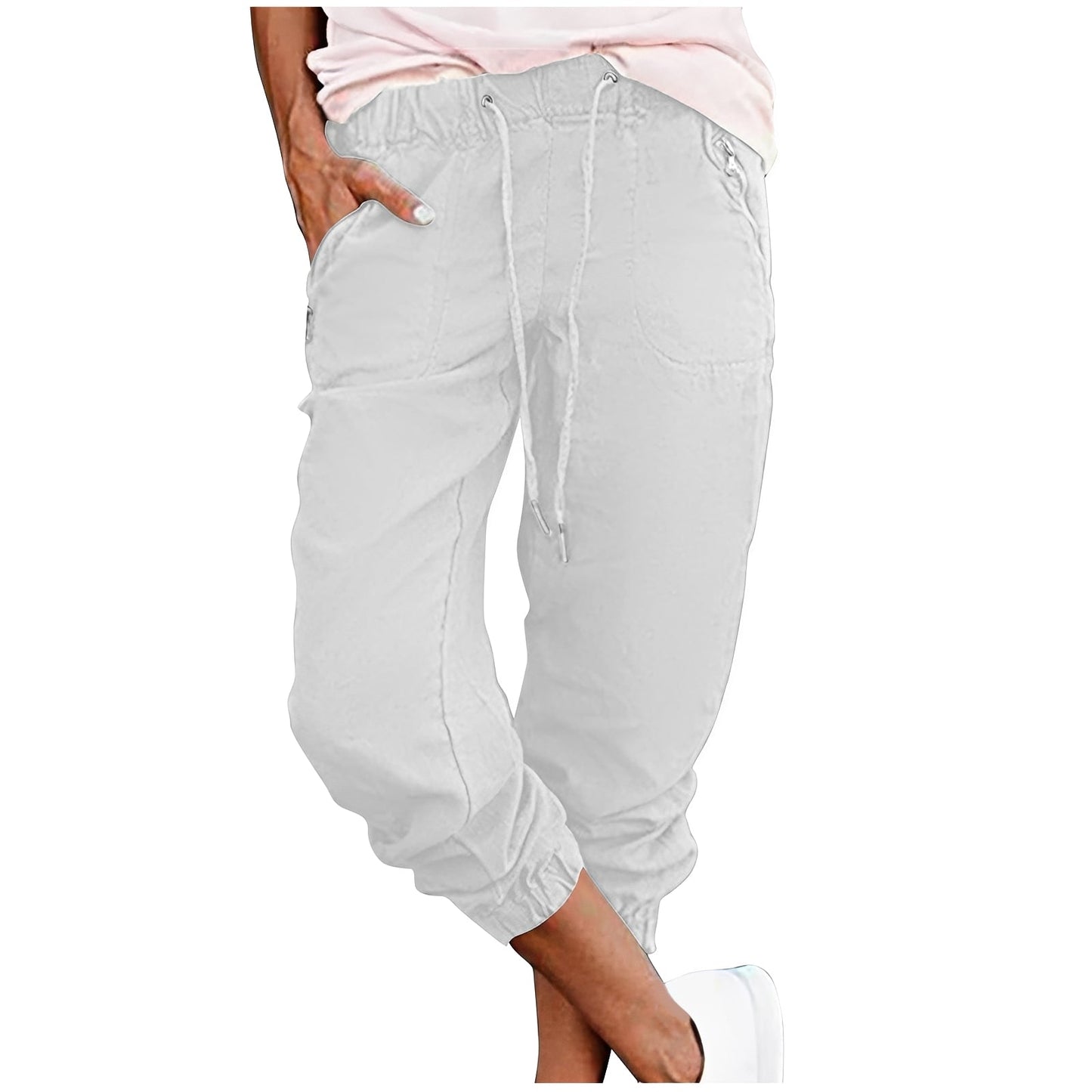 Nina Damen Elastische Cargohose