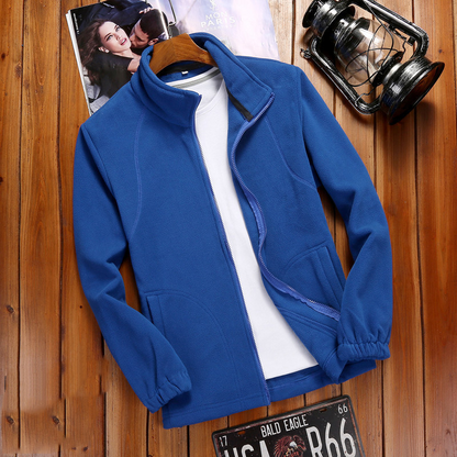 Damen Fleecejacke Reißverschluss Stehkragen