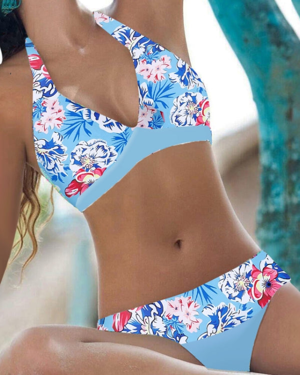 Damen Bikini-Set Hochtailliert Stilvoll