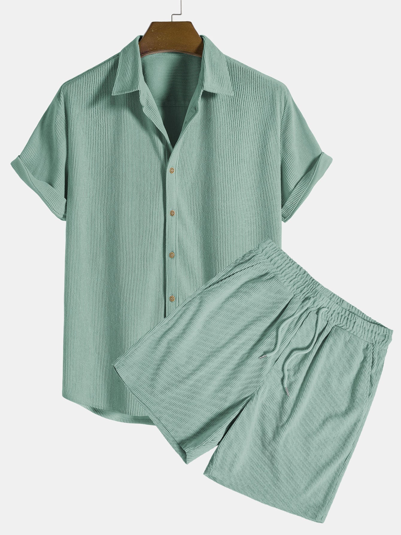 Herren Sommer Set Zweiteilig Baumwolle