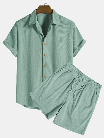 Herren Sommer Set Zweiteilig Baumwolle