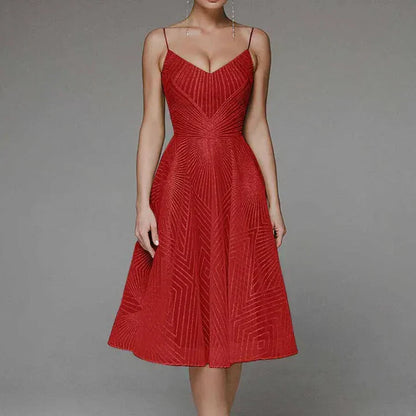 Elegantes Damen A-Linie Cocktailkleid