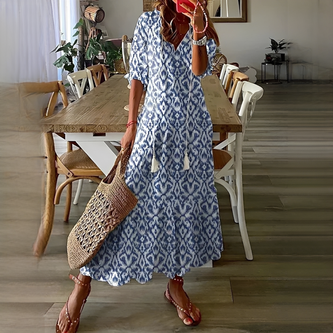 Damen Sommerkleid Leichtes Kleid Pastellfarben