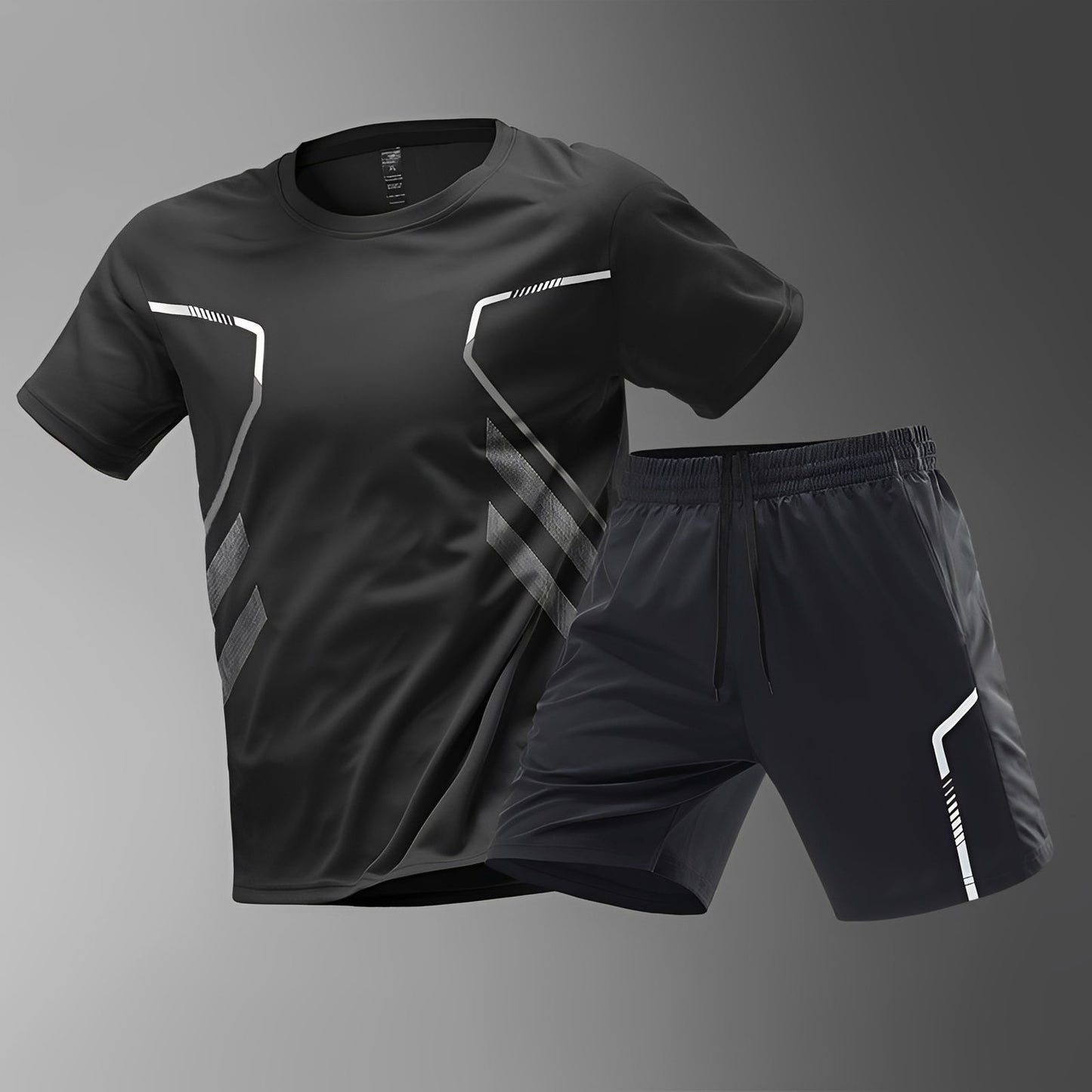 Herren Sportset Leicht Schnelltrocknend Training Freizeit