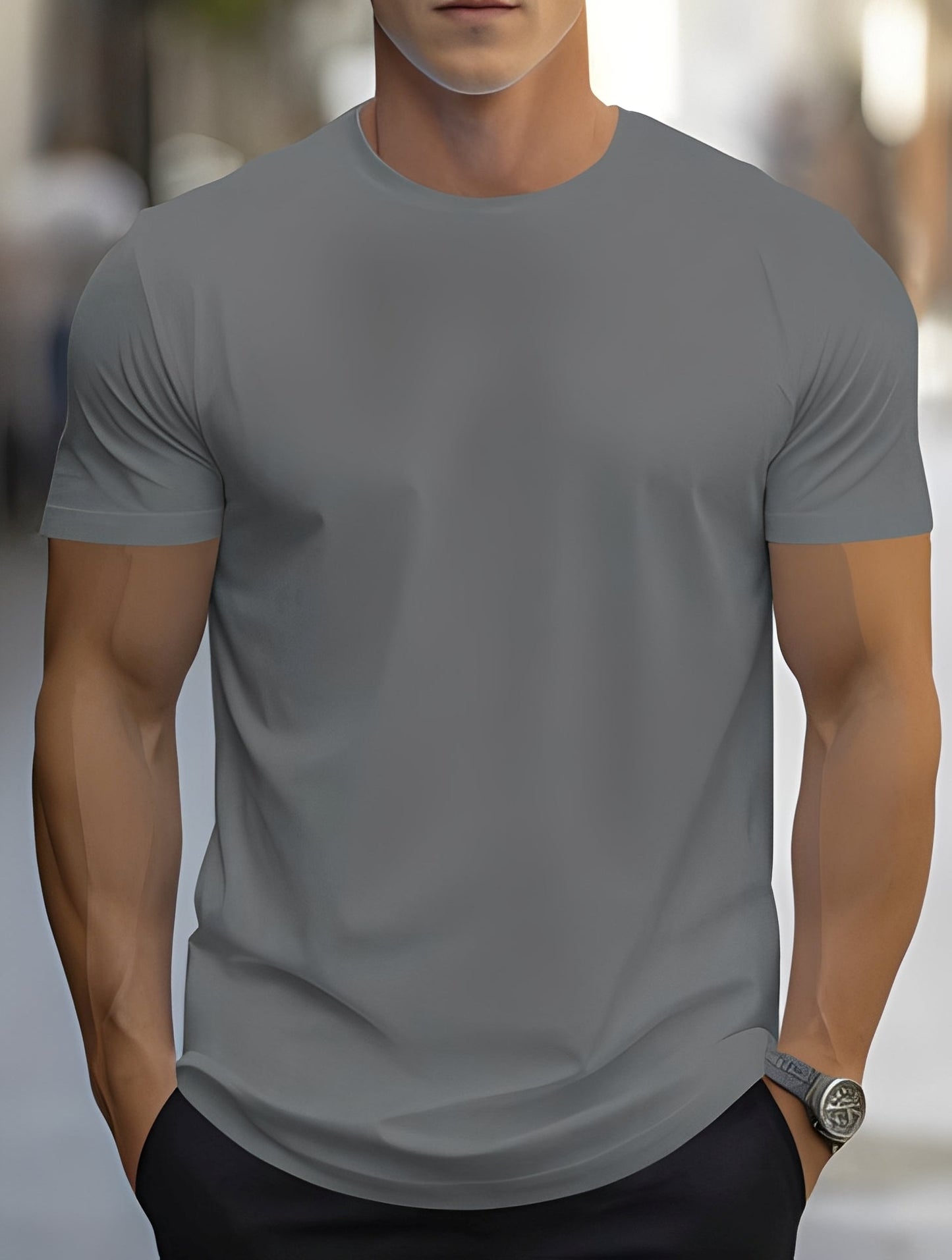 Herren T-Shirt Kurzarm Komfort
