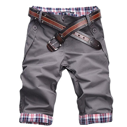 Heidi Damen Shorts Gürtel Karomuster