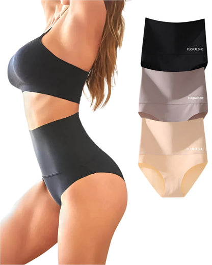 Damen Slips Hoch Taille 5er Pack Bauchkontrolle - Norvielle