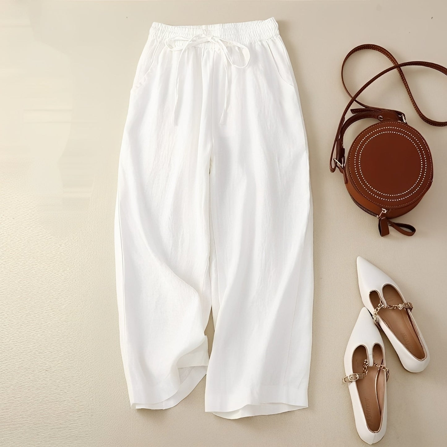 Karie Damen Comfort-Hose Leicht Locker Sitzend - Norvielle