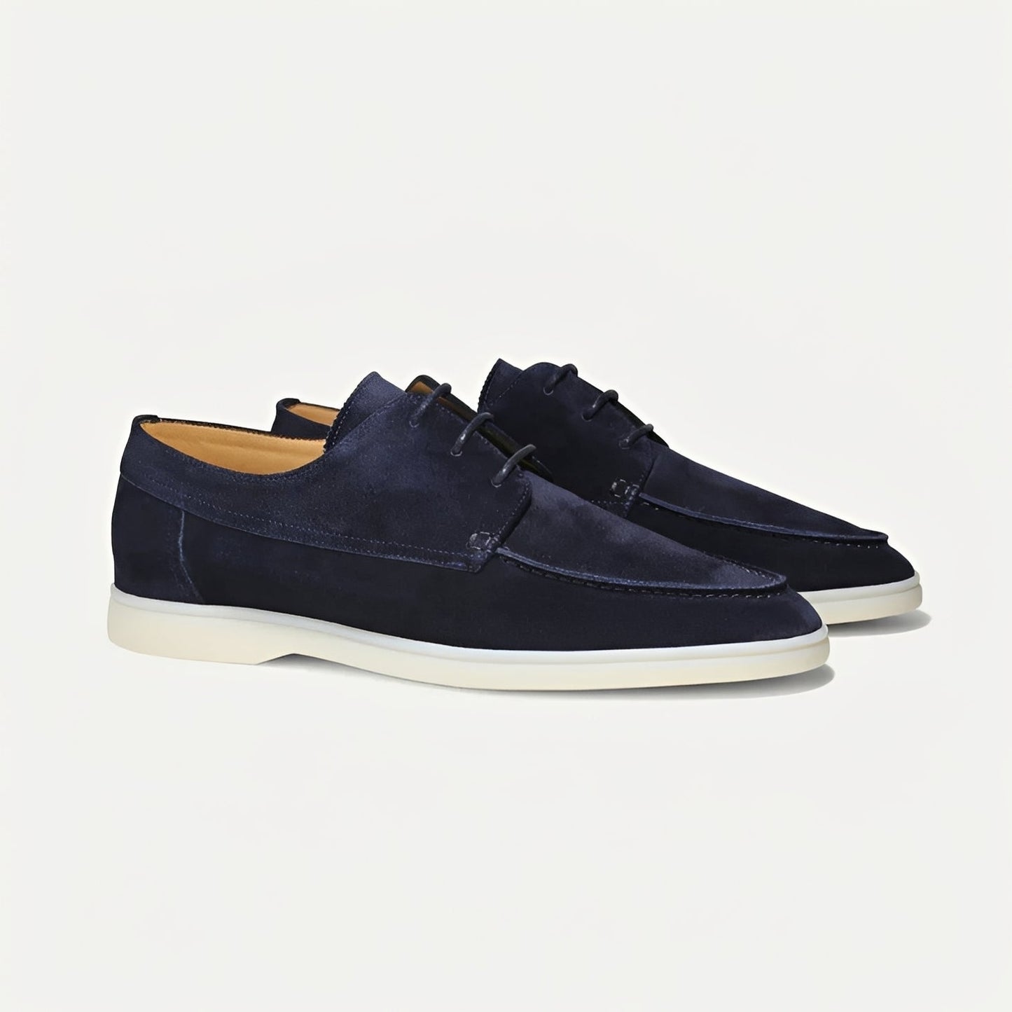 Herren Slipper Wildleder Flach