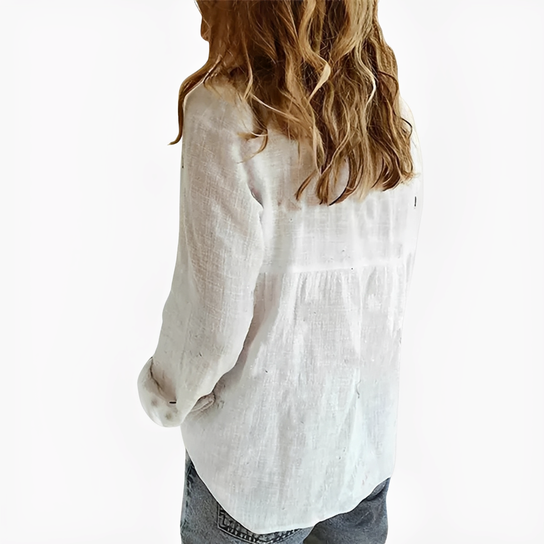Damen Bluse Lässiger Schnitt Stilvoll