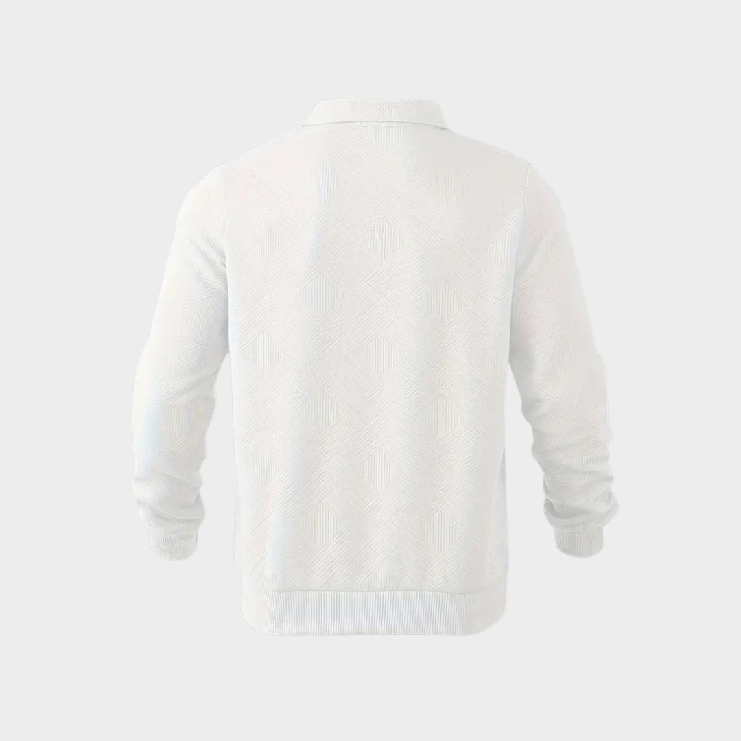 Herren Pullover Halbzipp Freizeitshirt