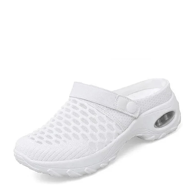 Orthopädische Damen Schlupfschuhe Offene Ferse Bequem