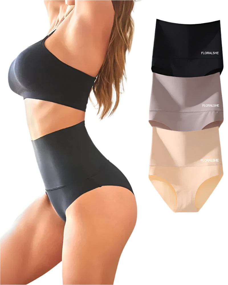 Hohe Taille Damen Slips 5er Pack Bauch-Kontrolle Shapewear - Norvielle