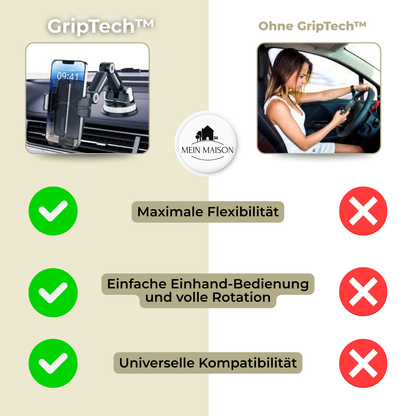 Auto Handyhalterung Saugnapf 360° Drehbar Einhandbedienung
