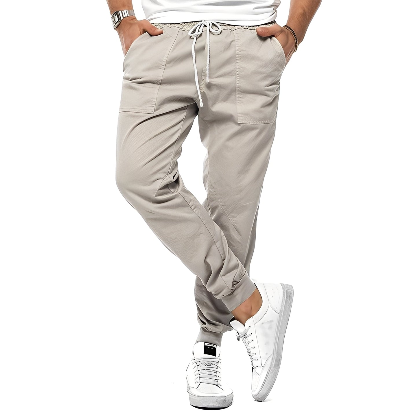 Cooper Herren Stretchhose Stilvoll Schwarz - Norvielle