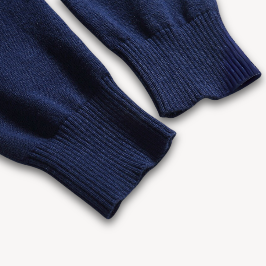 V-Ausschnitt Pullover Schmal Schnitt Business