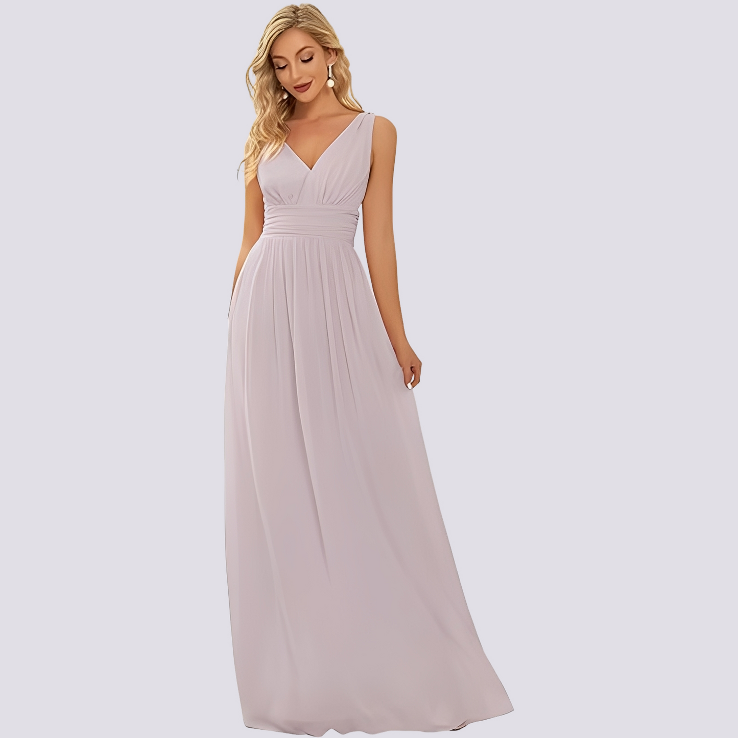 Damen Ärmelloses Abendkleid Elegant