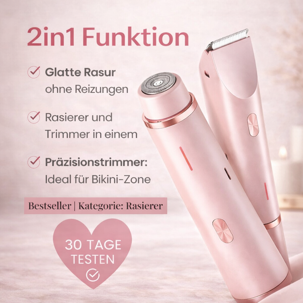 Damen Intimrasierer Elektrorasierer für empfindliche Haut