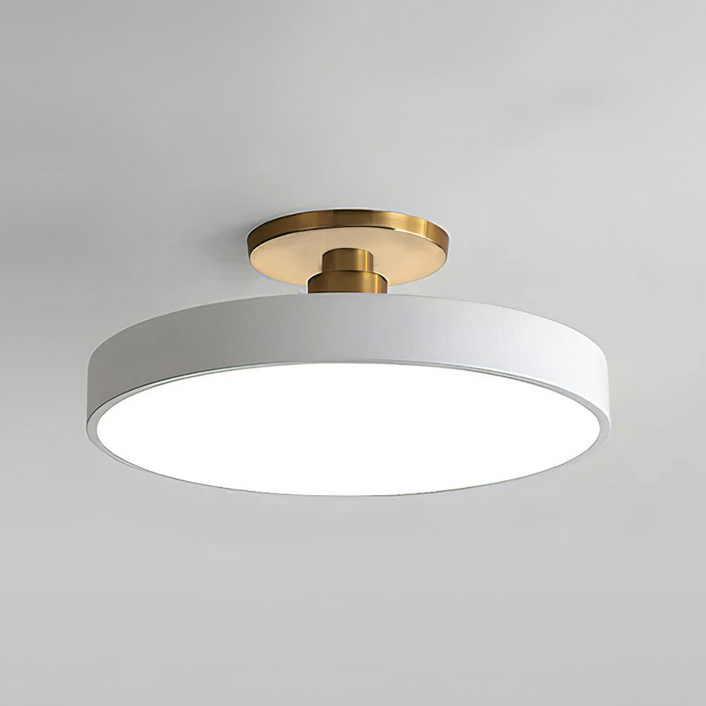 Moderne LED-Deckenleuchte Gold Finish