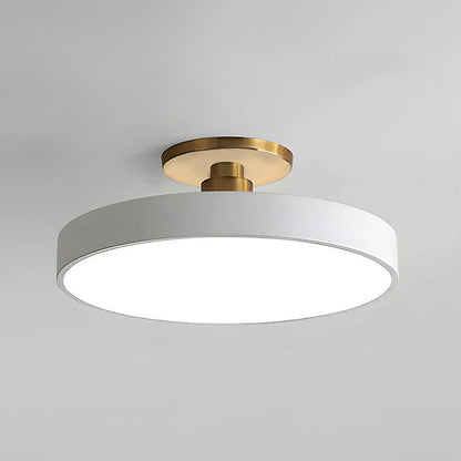 Moderne LED-Deckenleuchte Gold Finish
