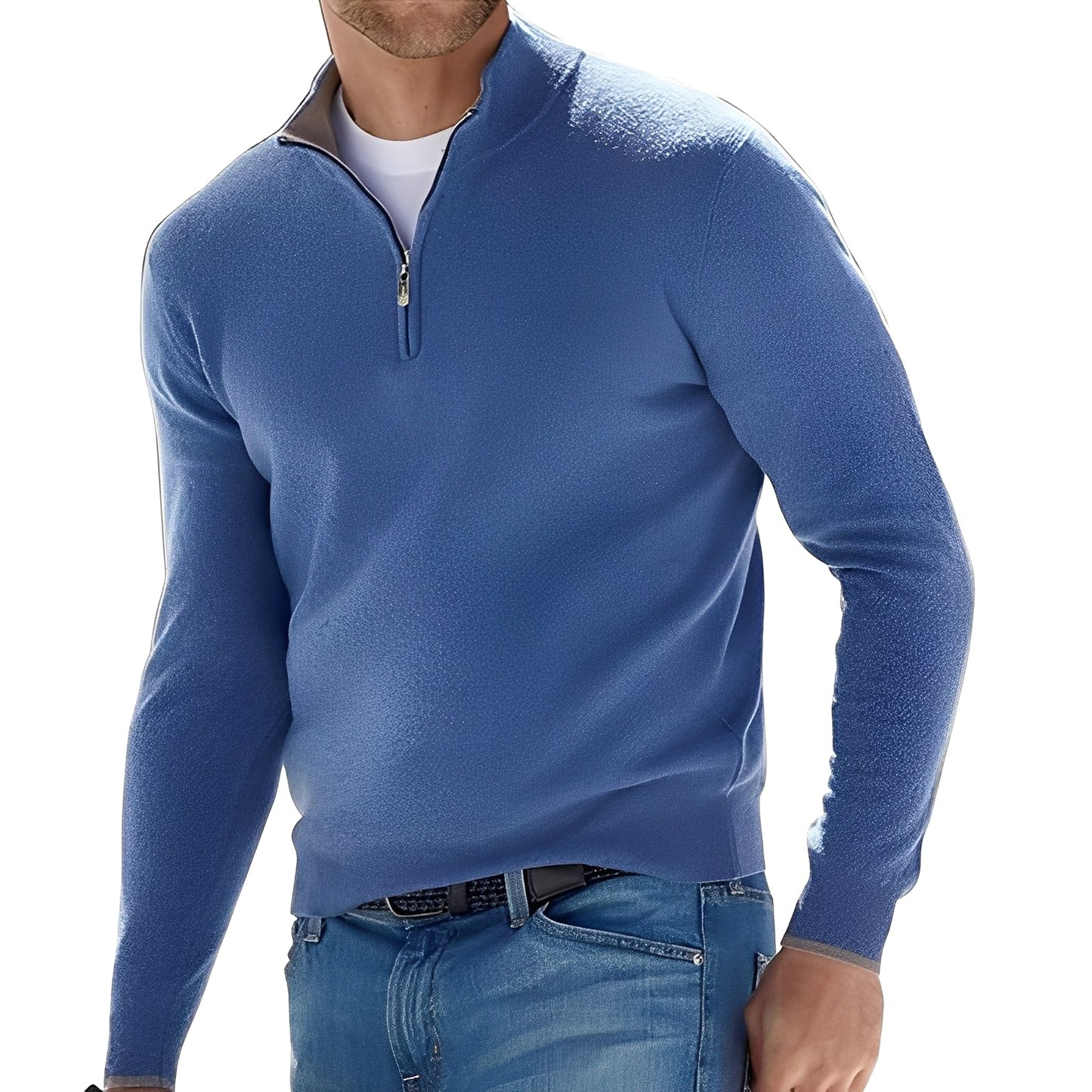 Ralph Herren Pullover Mit Reißverschluss