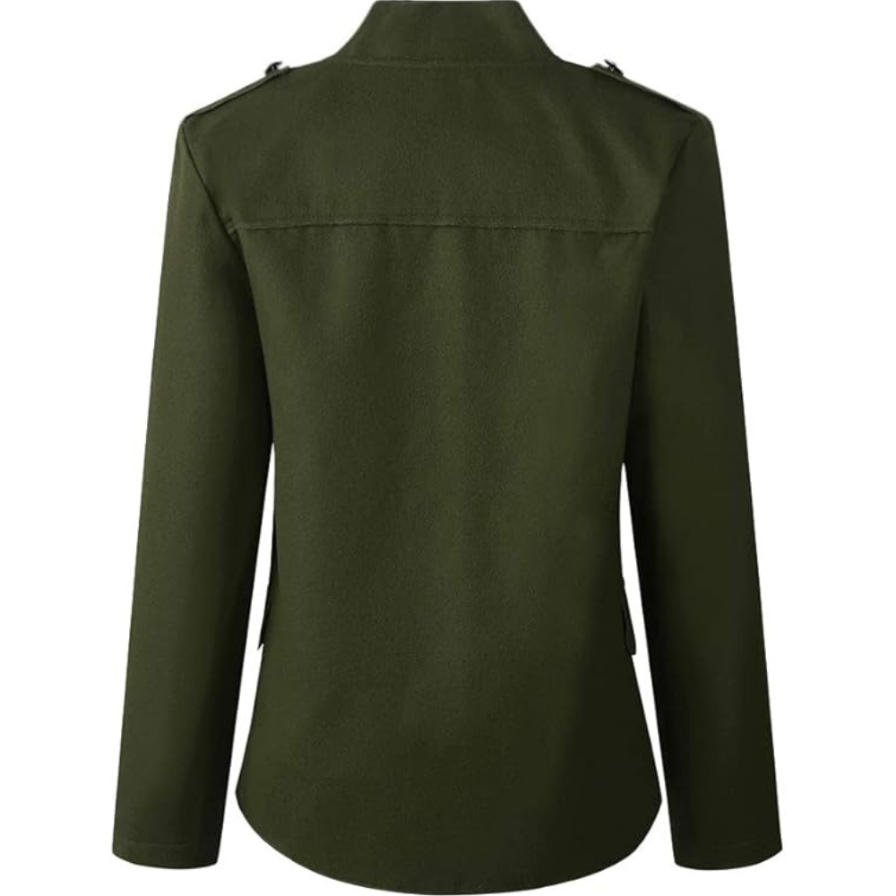 Norvielle Herren Blazer Stehkragen