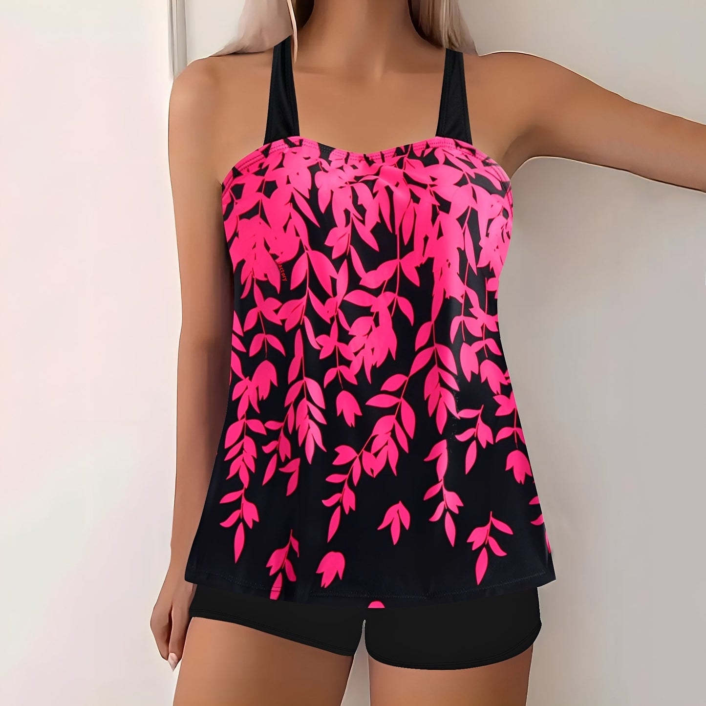 Damen Tankini Muster Stoff