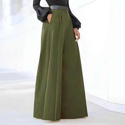 Damen Weite Schlaghose Elegantes Design
