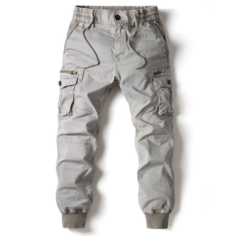 Herren Slim-Fit Cargohose Stretch