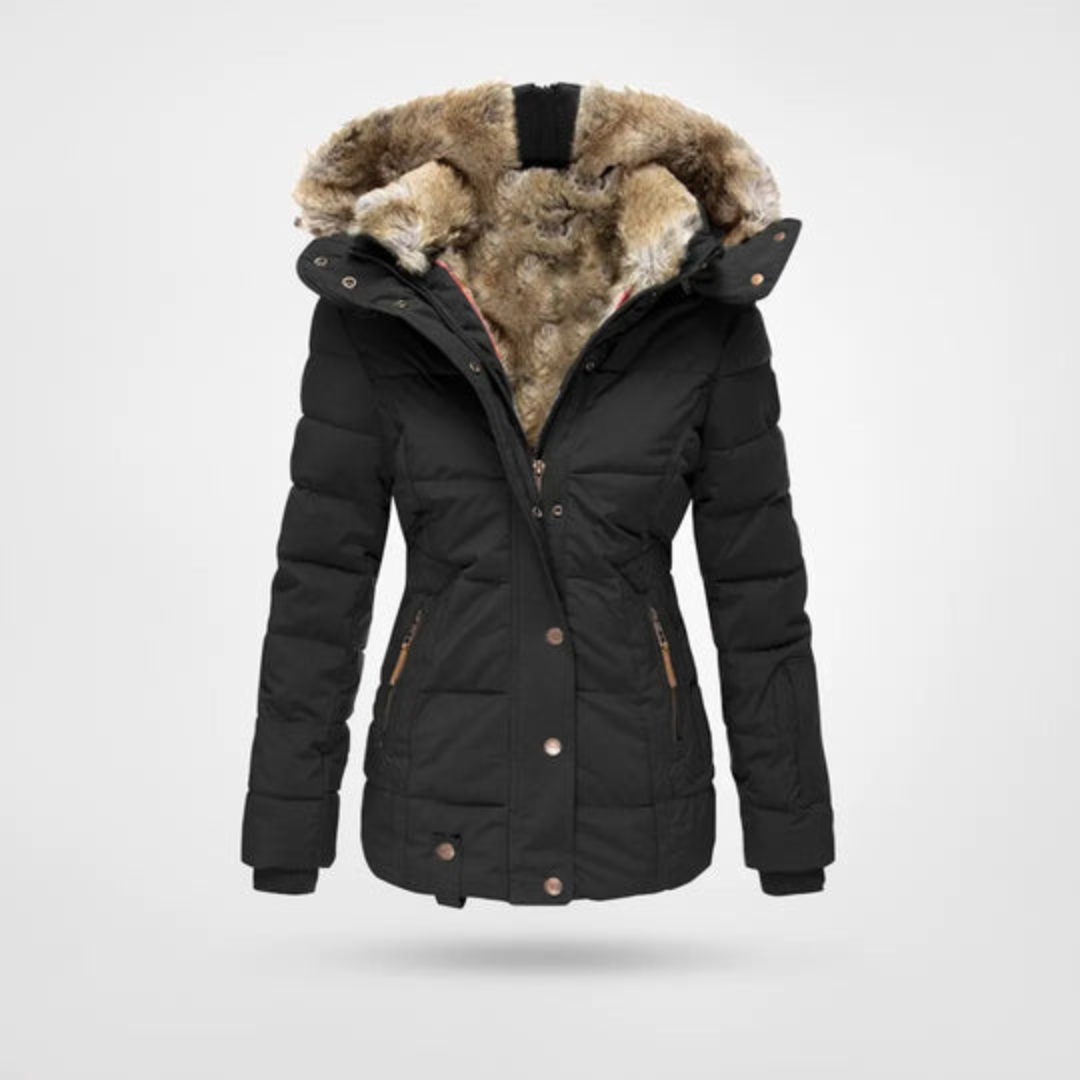 Damen Gepolsterte Winterjacke mit Kapuze Jasmin