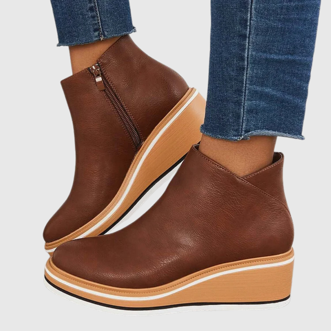 Damen Stiefel Elegante Boots Leder Hochwertig