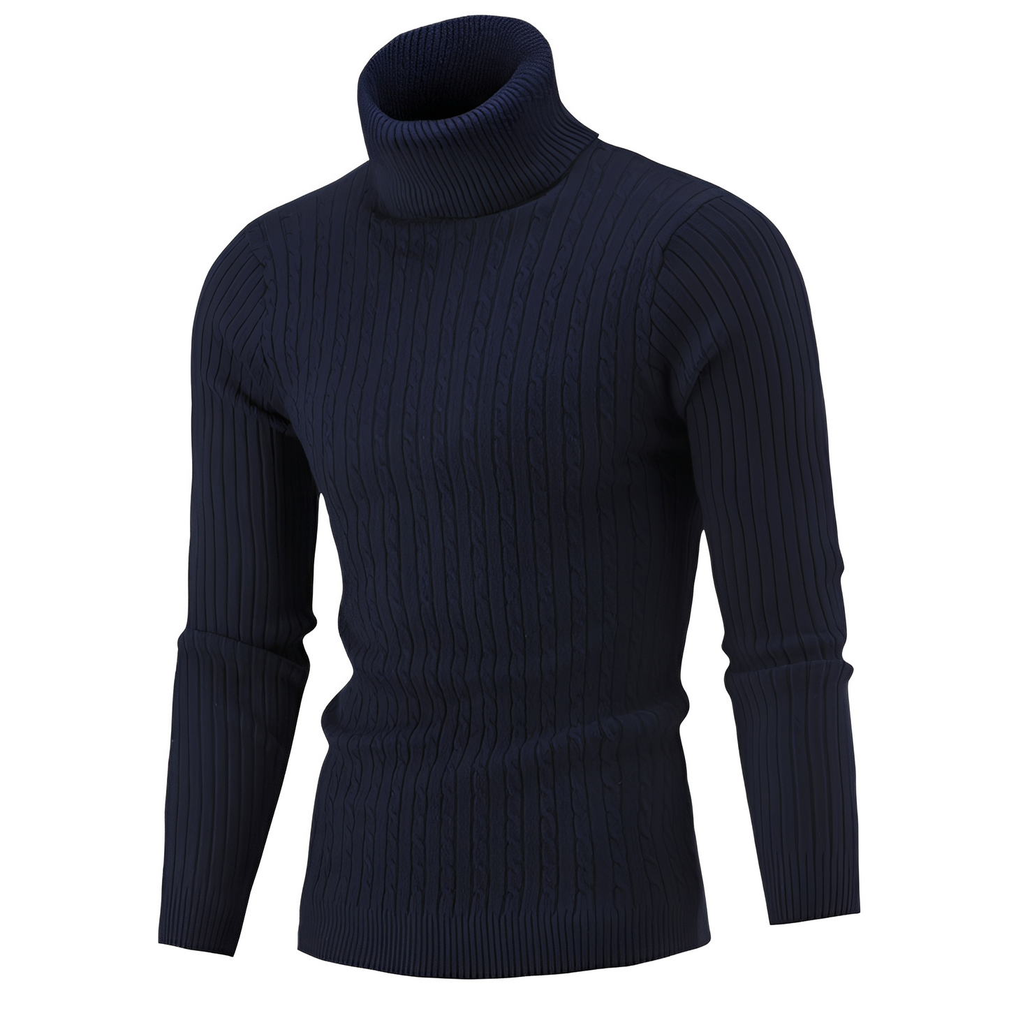 Herren Rollkragenpullover Elegantes Design