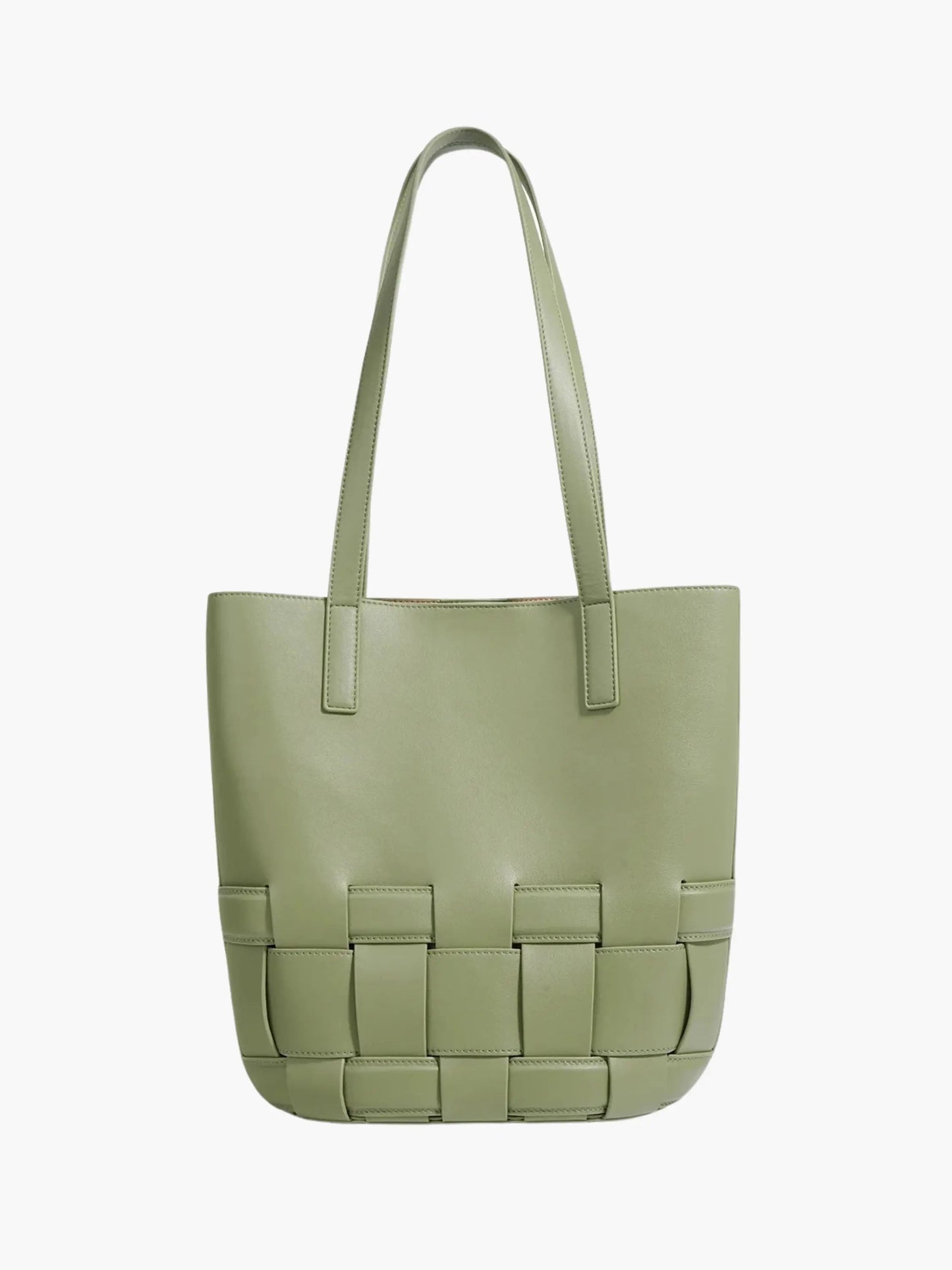 Geflochtene Leder Damenhandtasche