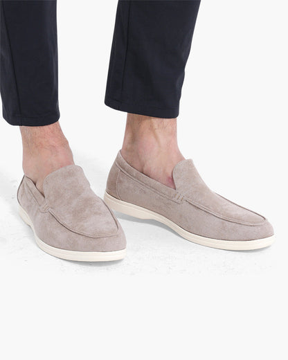 Herren 3-teiliges Set mit Halbzippullover, Loafers und Runde