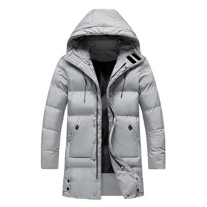 Herren Parka Wasserdicht Gerade Form