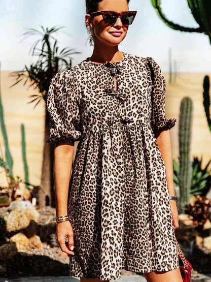 Chiara | Leoparden Kleid Zendoo.de